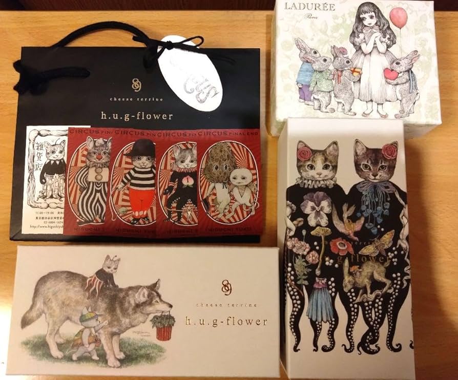 ヒグチユウコ　限定コラボ　空き箱　3個セット　おまけ付き Amazon | ヒグチユウコ 限定コラボ 空き箱 3個セット おまけ付き